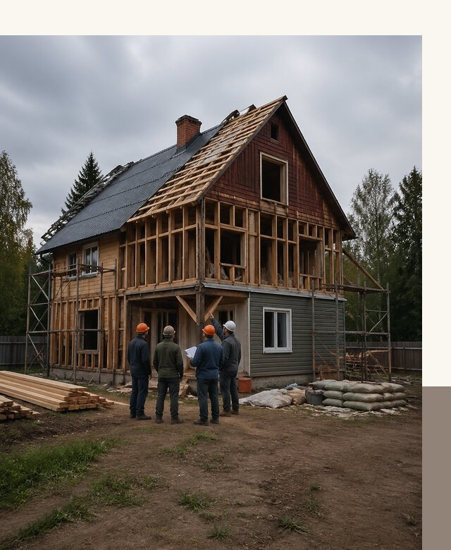 Реконструкция дачного дома в Евпатории под ключ с проектом