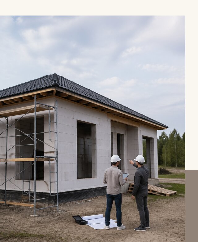 Проектирование одноэтажных домов из газобетона в Евпатории